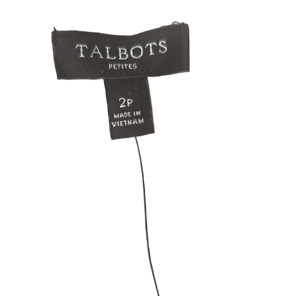 NWT Talbot's Talbots floral jacquard sleevele - Picture 5 of 7
